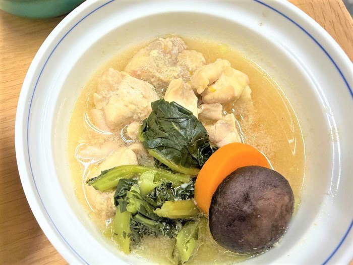 【昼食】鶏肉のマーマレード煮