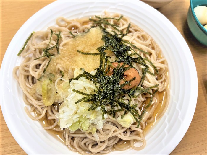 【昼食】梅おろしそば
