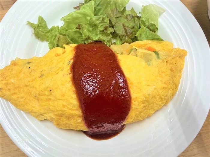 【昼食】チーズオムレツ