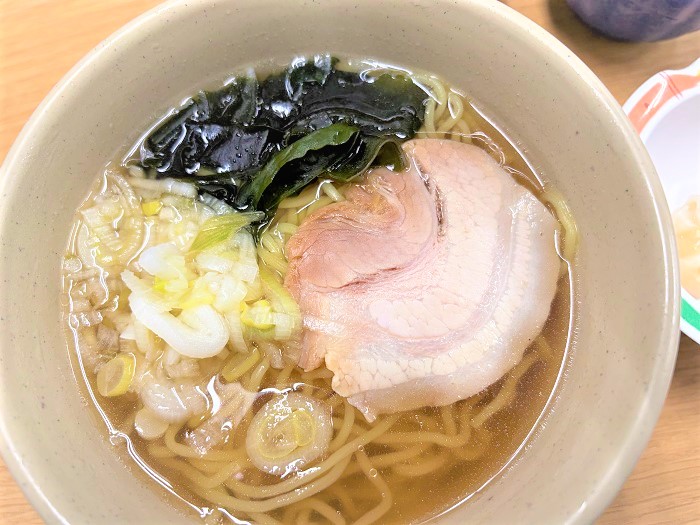 【昼食】わかめラーメン