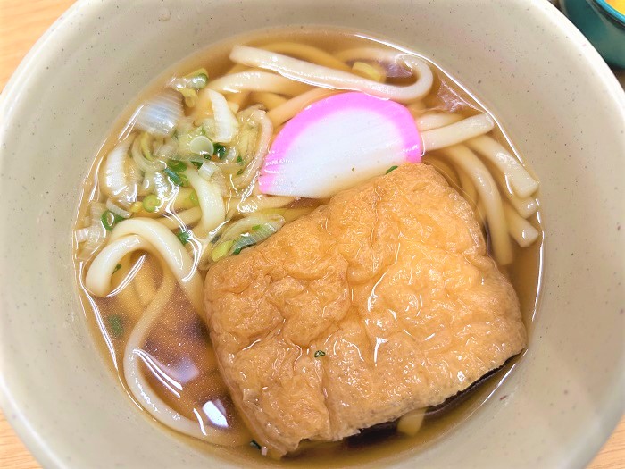 【昼食】きつねうどん