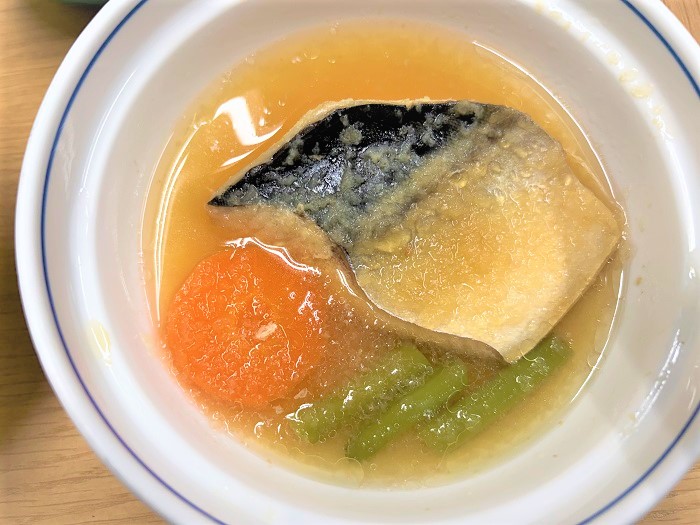 【昼食】サバのみぞれ煮
