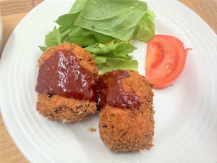 【昼食】おからコロッケ
