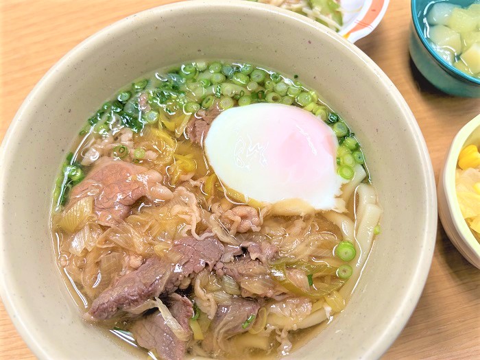 【昼食】照り焼き肉うどん