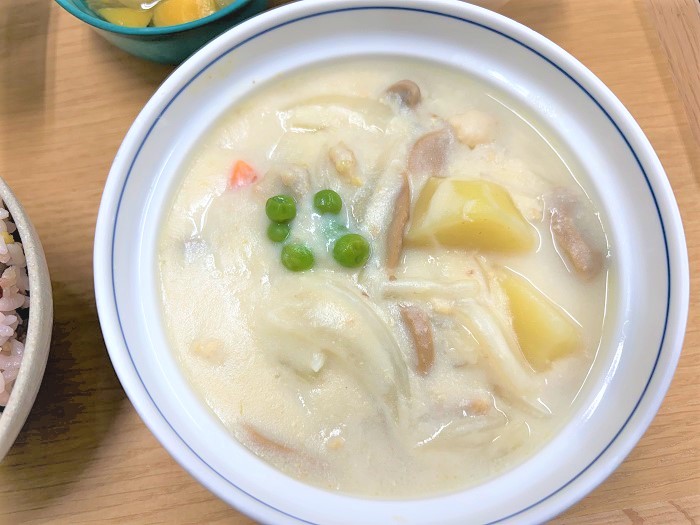 【昼食】クリームシチュー
