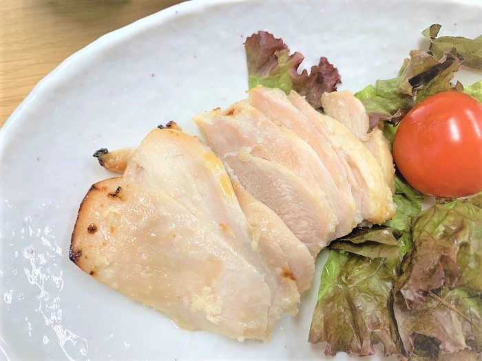 【昼食】鶏肉の塩麹焼き