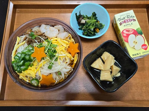 【昼食】七夕そうめん