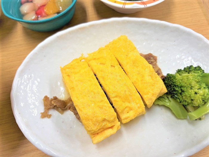 【昼食】肉巻き玉子
