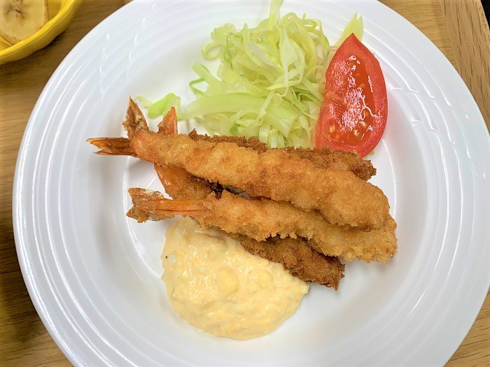 【昼食】エビフライ
