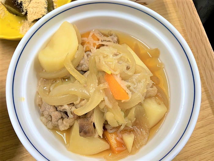 【昼食】牛肉じゃが
