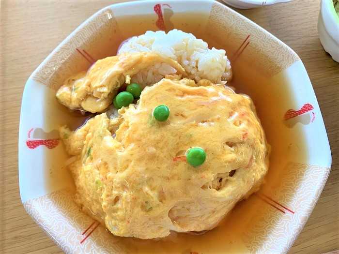【昼食】天津飯	
