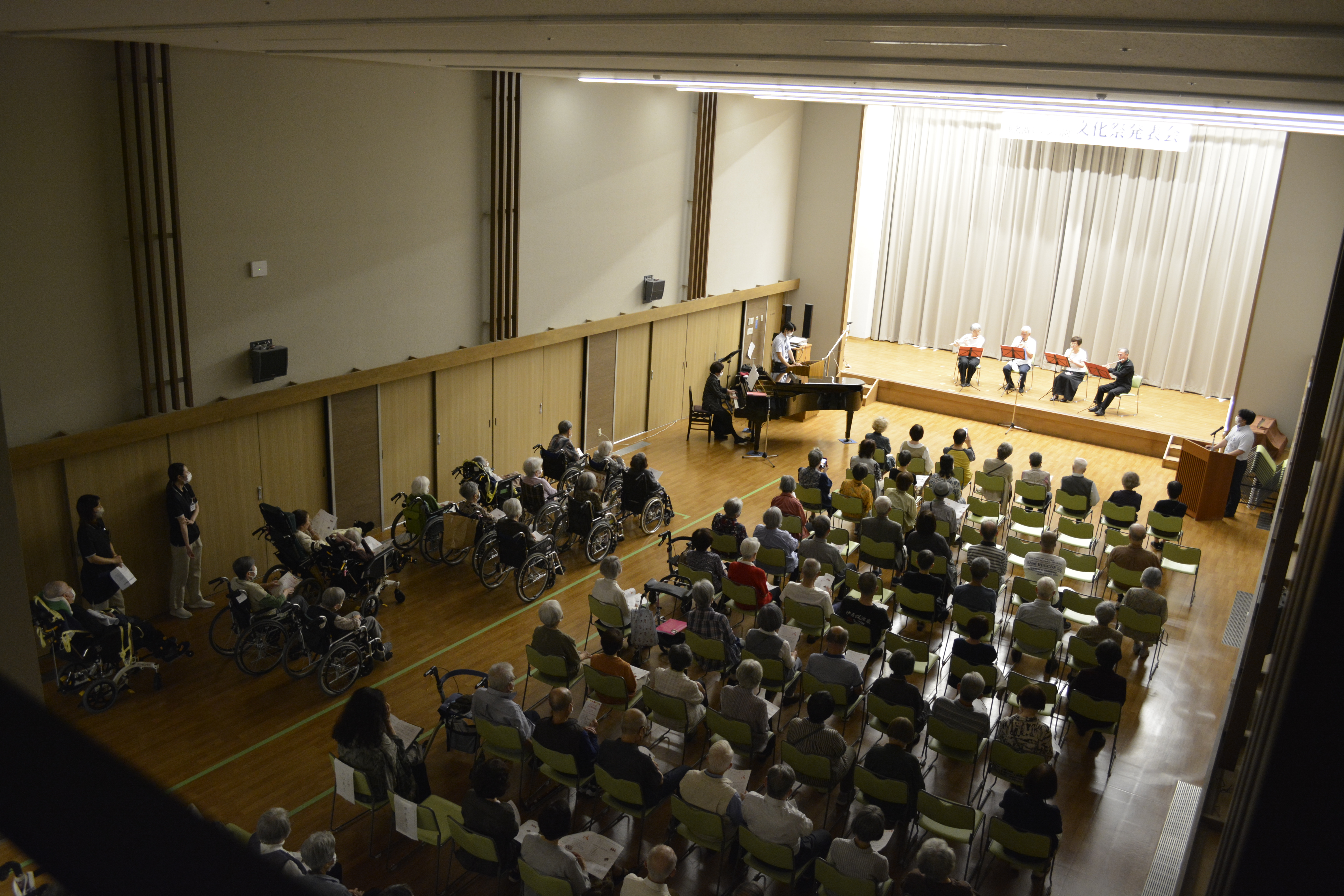 練習の成果が輝いた「文化祭発表会」