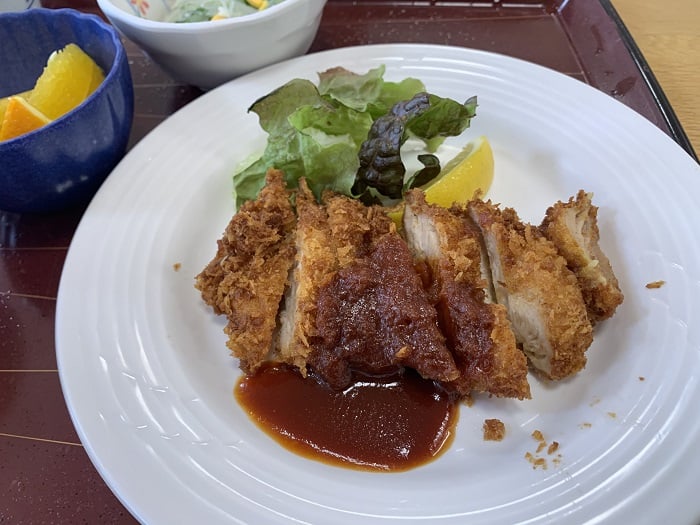【昼食】チキンカツ