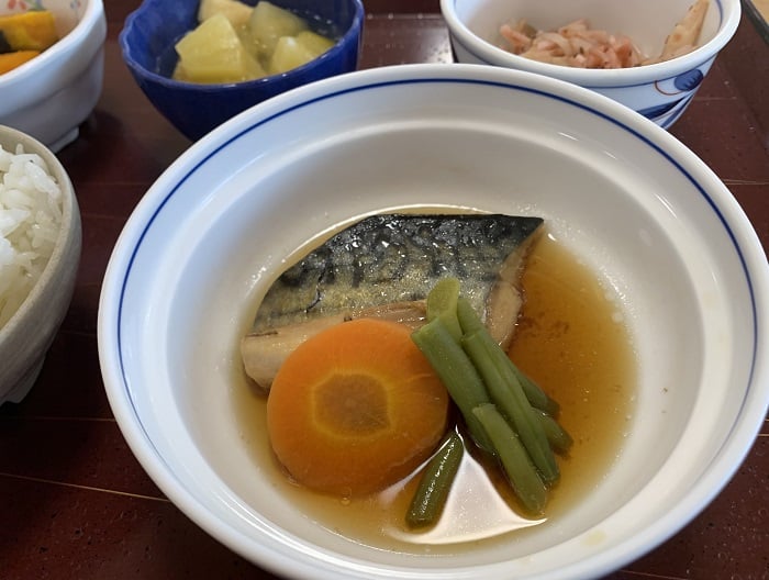 【昼食】サバの煮付け