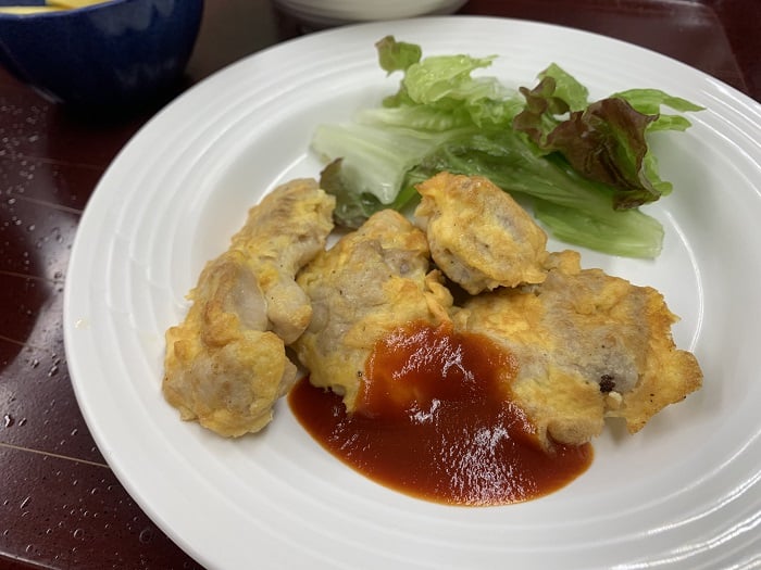 【昼食】チキンピカタ