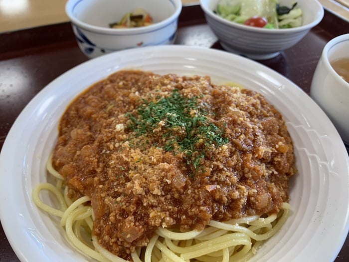【昼食】ミートスパゲティ