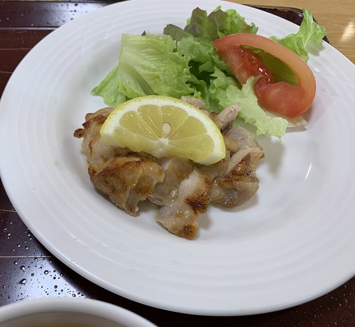 【昼食】鶏肉のレモン焼き