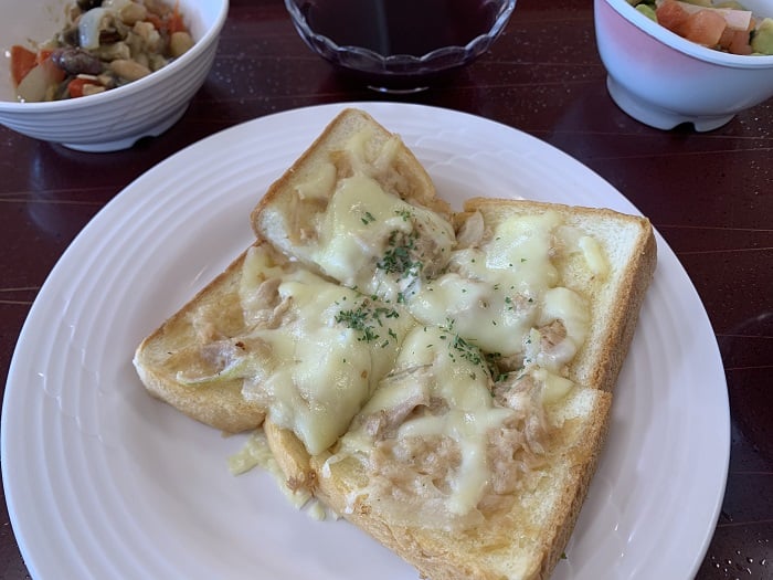 【昼食】ツナマヨトースト