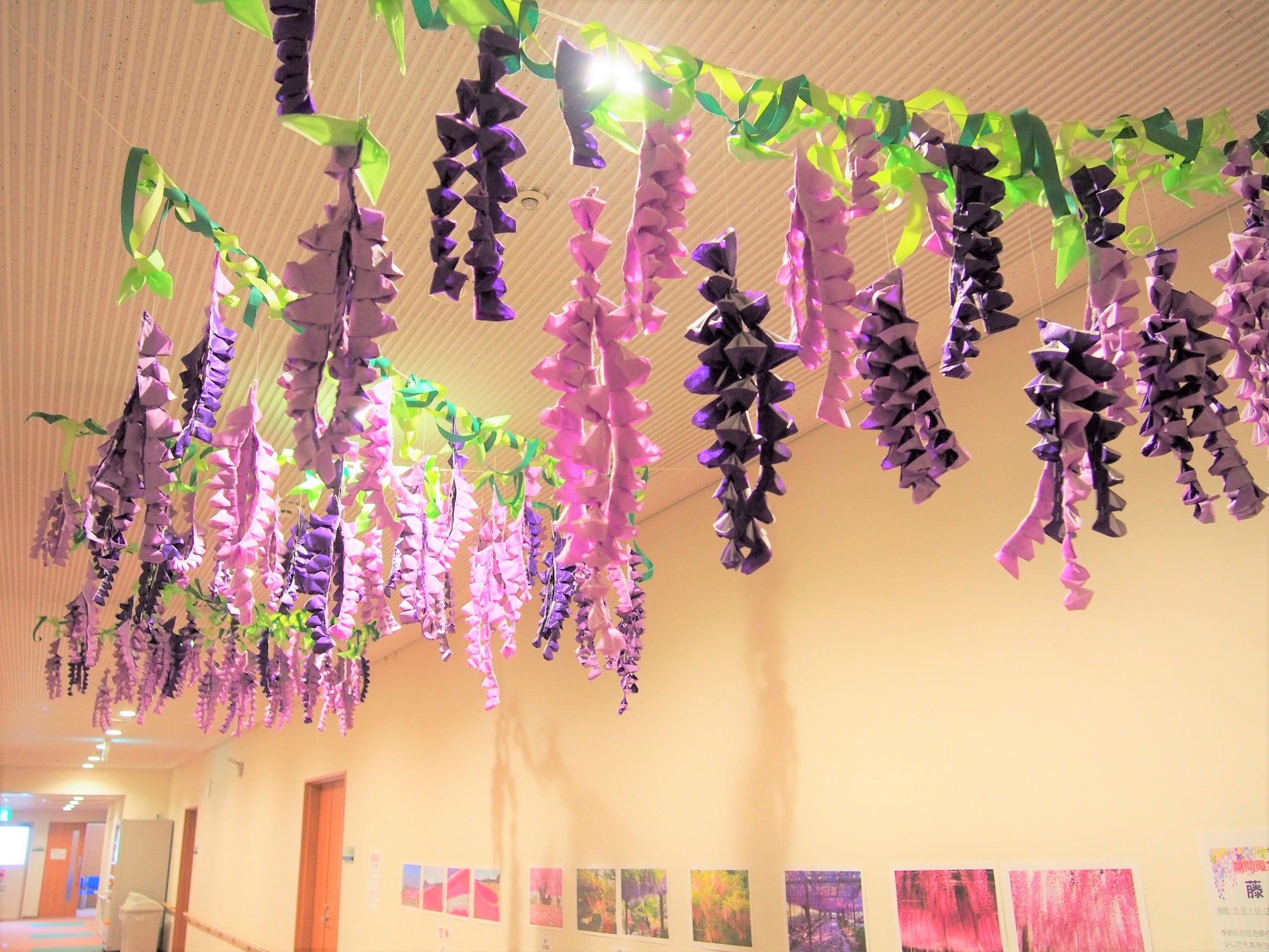 季節のお花”藤棚”を制作