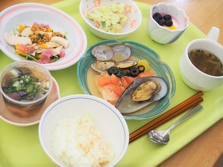8月のスペシャルメニュー（夕食）