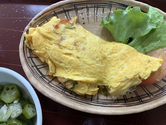 【昼食】和風オムレツ