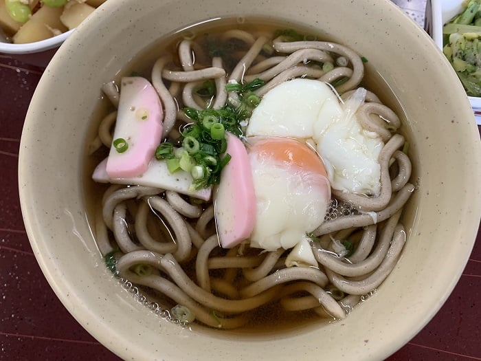 【昼食】月見そば