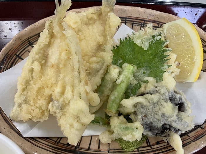 【昼食】キスの天ぷら