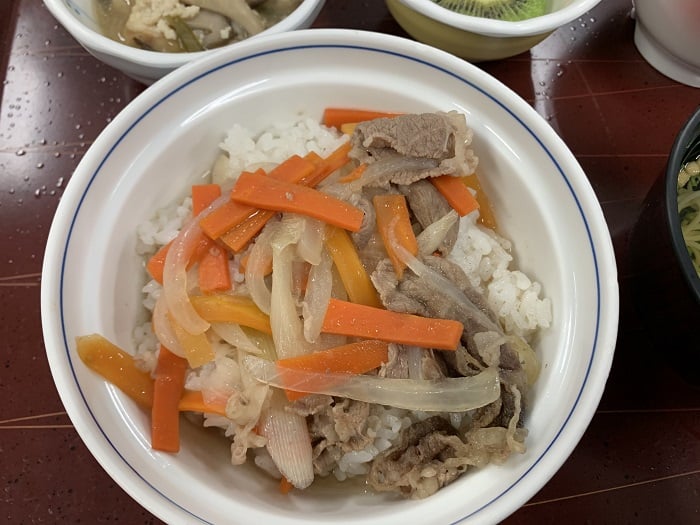 【夕食】牛丼