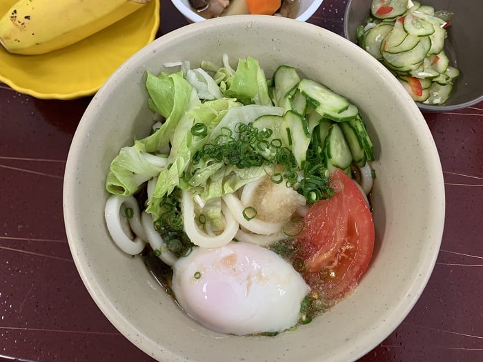 【昼食】野菜たっぷりおろしうどん