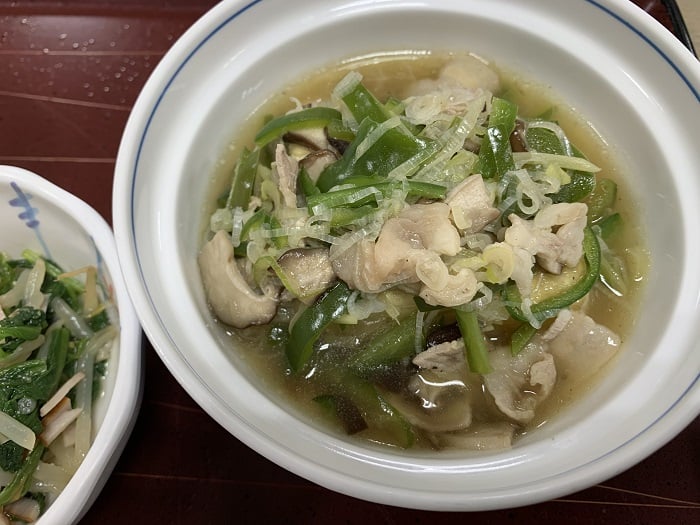 【昼食】豆腐の中華風うま煮