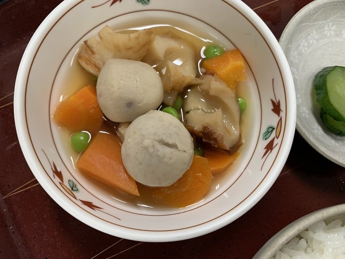 【朝食】ちくわの煮物