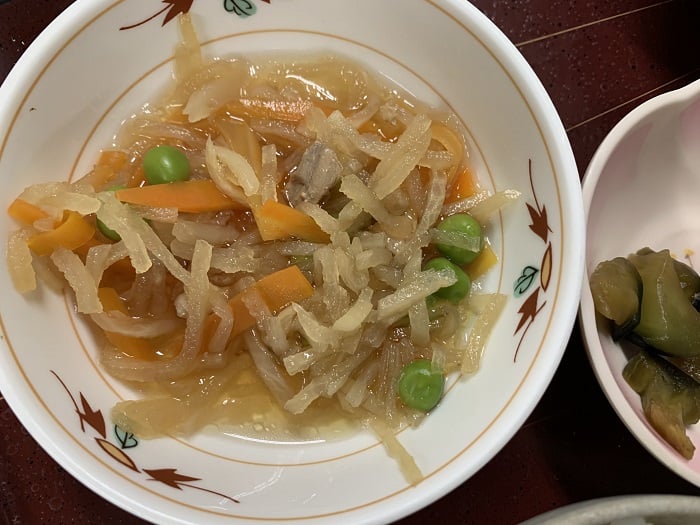 【朝食】切干大根の煮物