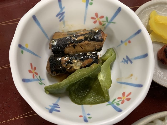 【朝食】魚の甘露煮