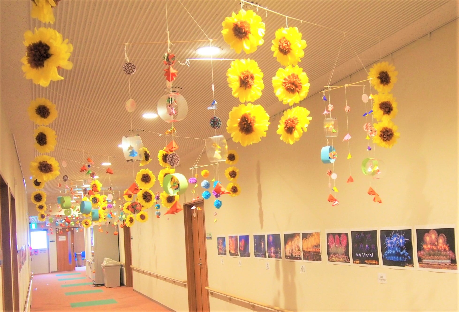 季節の飾り”夏景色”を制作