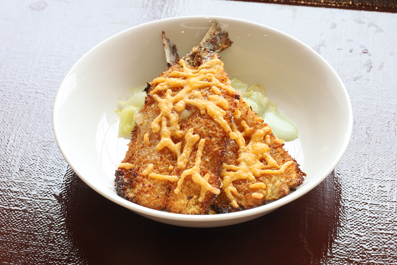 【新メニュー】鰯のパン粉焼き～照り焼きチーズ風味～