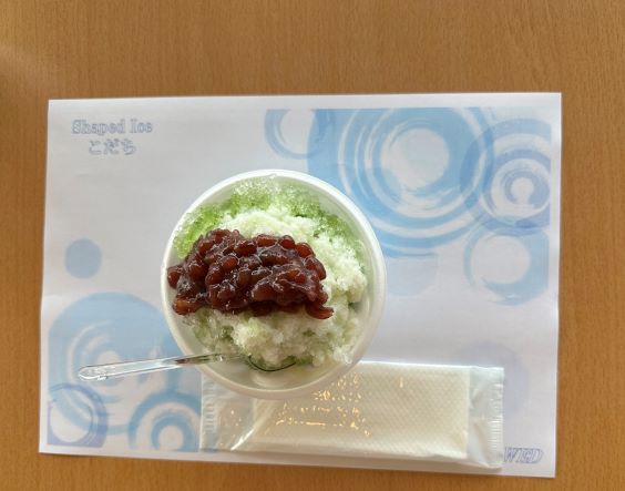 宇治抹茶小豆です。