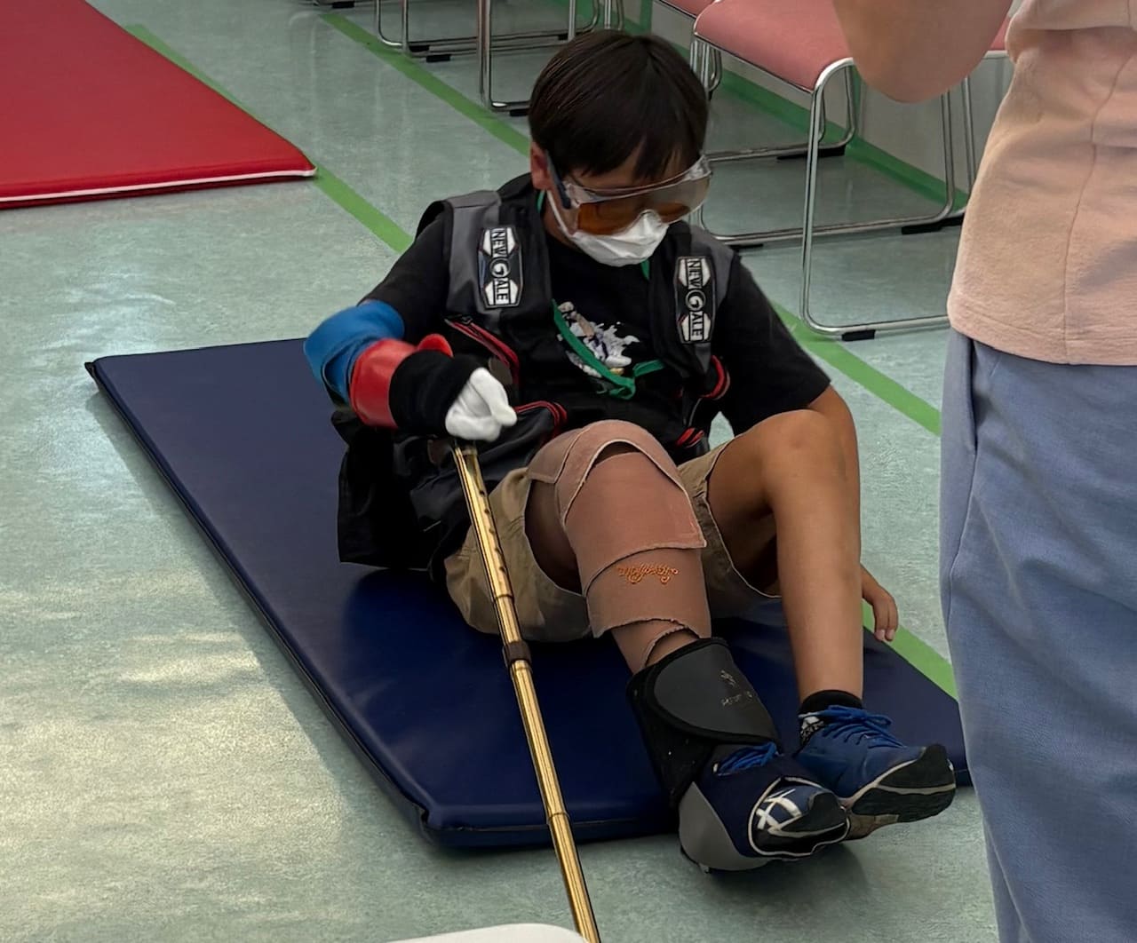 起き上がる動作って、高齢者には大変なんだね