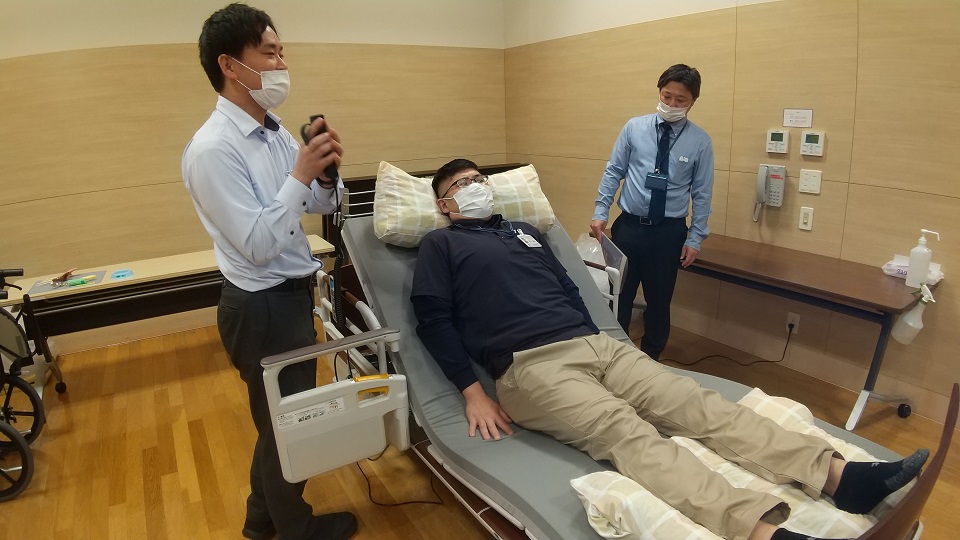 介護職員も実体験♪