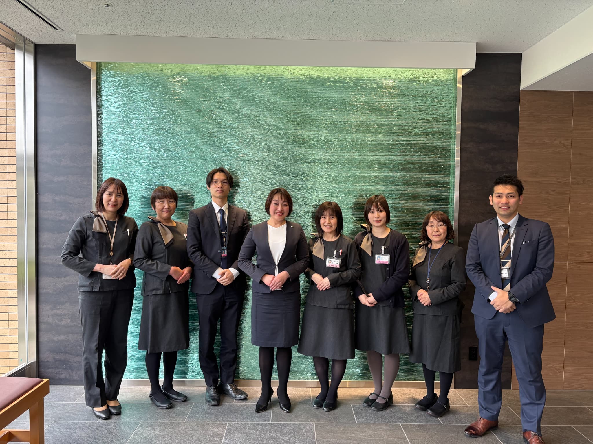 研修を終えて、心なしか表情もキリっと