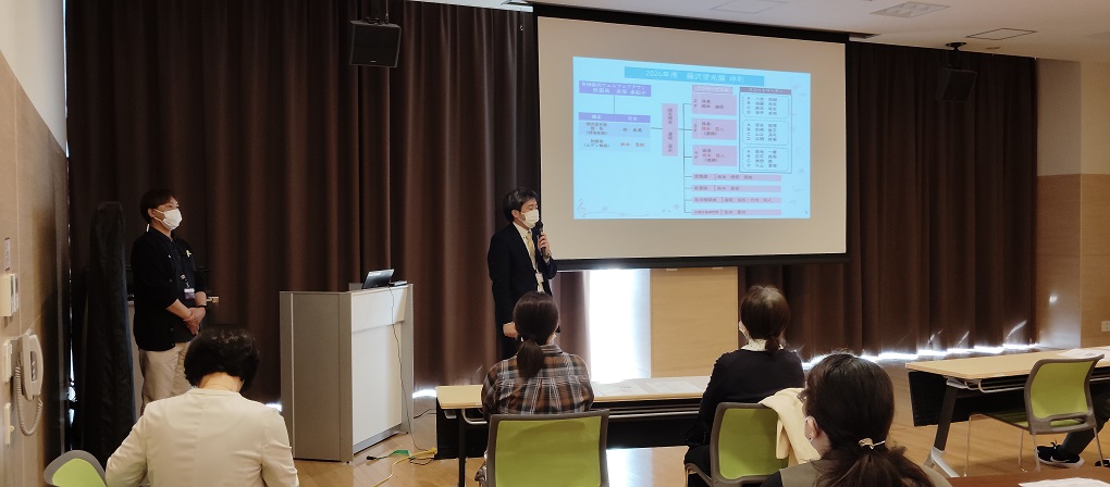 副園長の退任挨拶