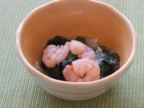 わかめのみぞれ和え