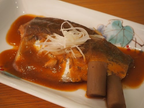 関サバの味噌煮
