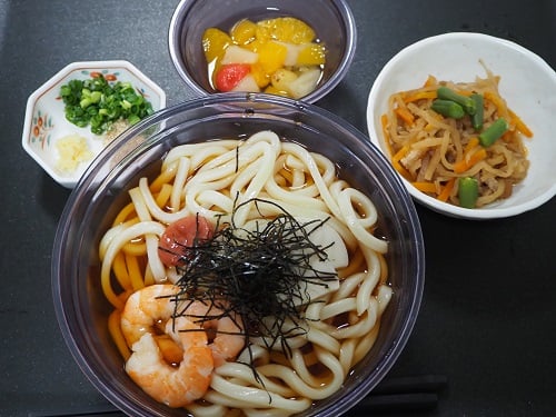 7月28日（水）昼食　『冷やしうどん』