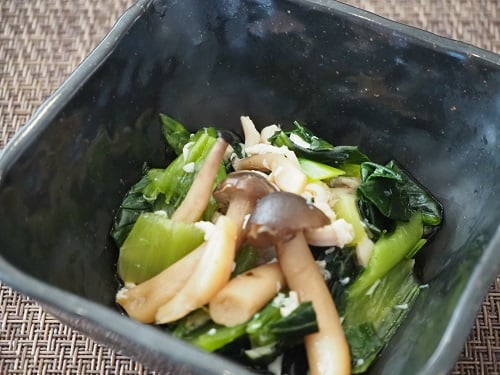 ◆青梗菜とホタテの煮びたし