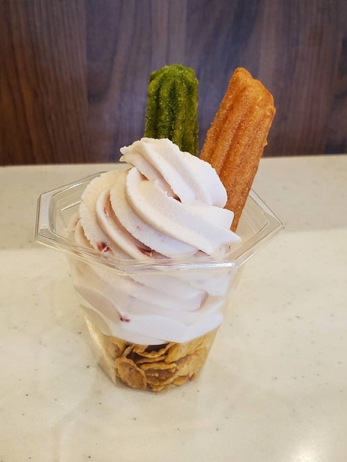 カフェでは特別メニューをご提供