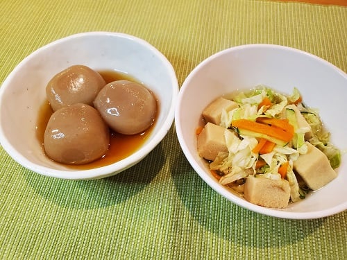 冷や汁
玉こんにゃく