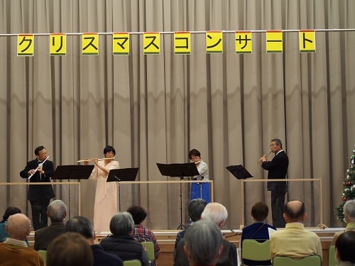 フルートカルテット「NENKINZ（ネンキンズ）」の皆さんの演奏♬