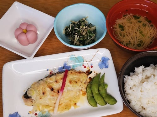 ◆たらの葱味噌焼き