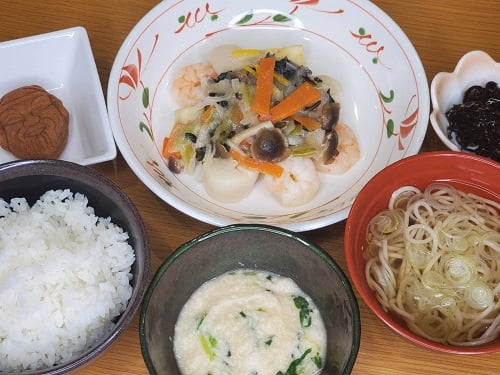 ◆豆腐とホタテの柚子炒め