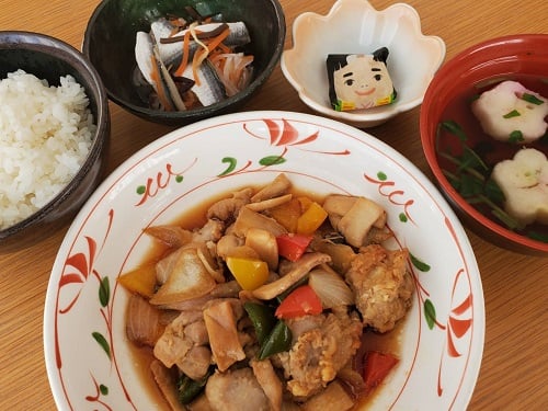 ◆鶏肉オイスターソース炒め・ごはん